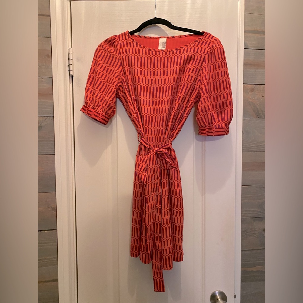 Super cute coral dress!